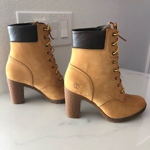 Timberland Glancy 6” boot in wheat nubuck